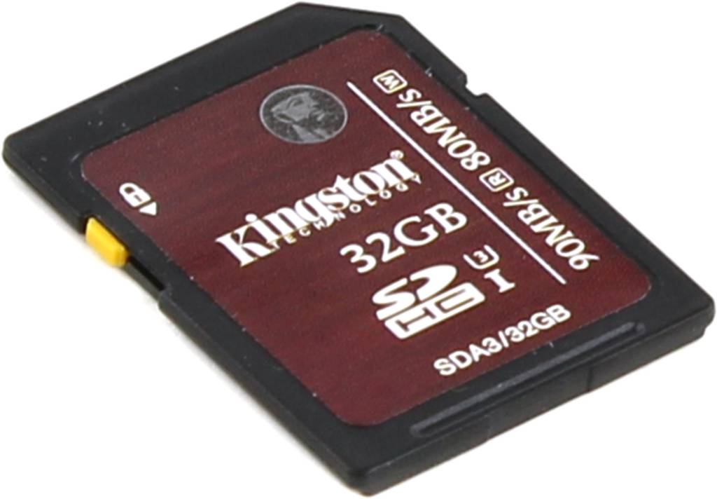    SDHC 32Gb Kingston [SDA3/32GB] UHS-I U3