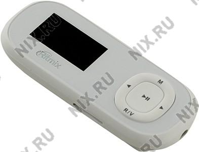   Ritmix[RF-3400-8Gb]White(MP3 Player,FM,8Gb,1OLED,,microSDHC,USB2.0,Li-Pol)