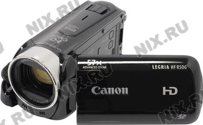    Canon Legria HF R506[Black]HD Camcorder(FullHD,3.28Mpx,CMOS,32x,3.0,SDXC,USB2.0,HDM