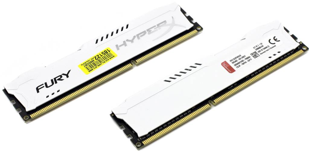    DDR3 DIMM  8Gb PC-10600 Kingston HyperX Fury [HX313C9FWK2/8] KIT 2*4Gb CL9