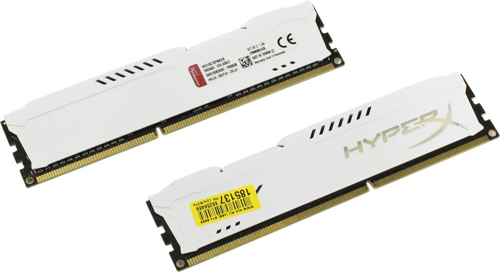    DDR3 DIMM  8Gb PC-15000 Kingston HyperX Fury [HX318C10FWK2/8] KIT 2*4Gb CL10