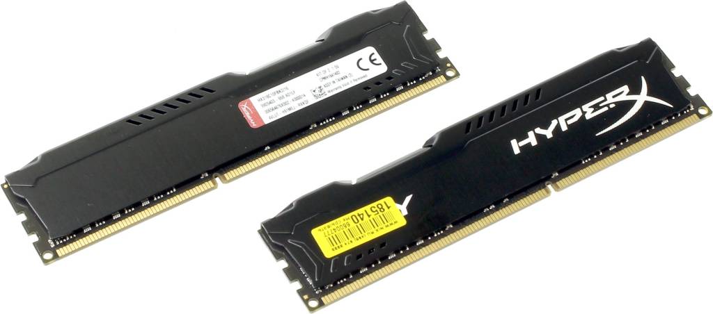    DDR3 DIMM 16Gb PC-15000 Kingston HyperX Fury [HX318C10FBK2/16] KIT 2*8Gb CL10