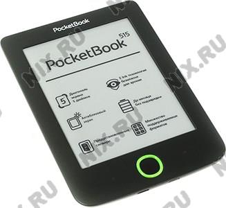    PocketBook 515[Black](5,800x600,4Gb,FB2/PDF/DJVU/RTF/PRC/CHM/EPUB/DOCX/FB2.ZIP,US