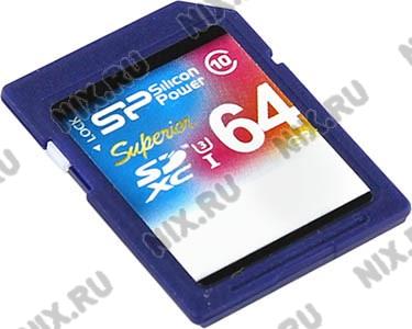    SDXC 64Gb Silicon Power [SP064GBSDXCU3V10] UHS-I U3