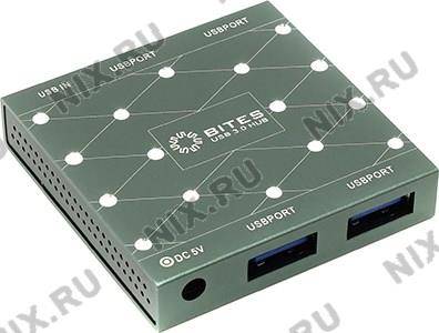   USB3.0 HUB 4-port USB3.0 Hub + .. 5bites [HB34-302PGY]