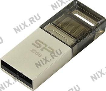   USB2.0/USB micro-B OTG 32Gb Silicon Power Mobile X10 [SP032GBUF2X10V1C]