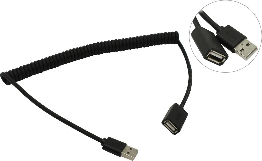    USB A-- >A 2.0 () Greenconnection [GC-UEC2M3-2m]