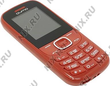   QUMO Push181 Dual Red (DualBand, 1.8 160x128, GSM+BT, microSD, Cam, 63)