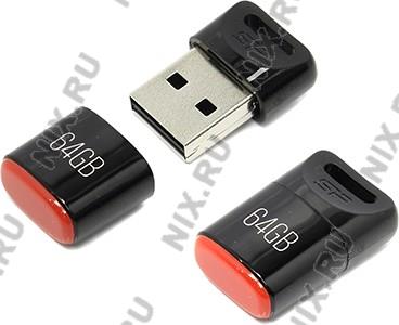   USB2.0 64Gb Silicon Power Touch T06 [SP064GBUF2T06V1K] (RTL)
