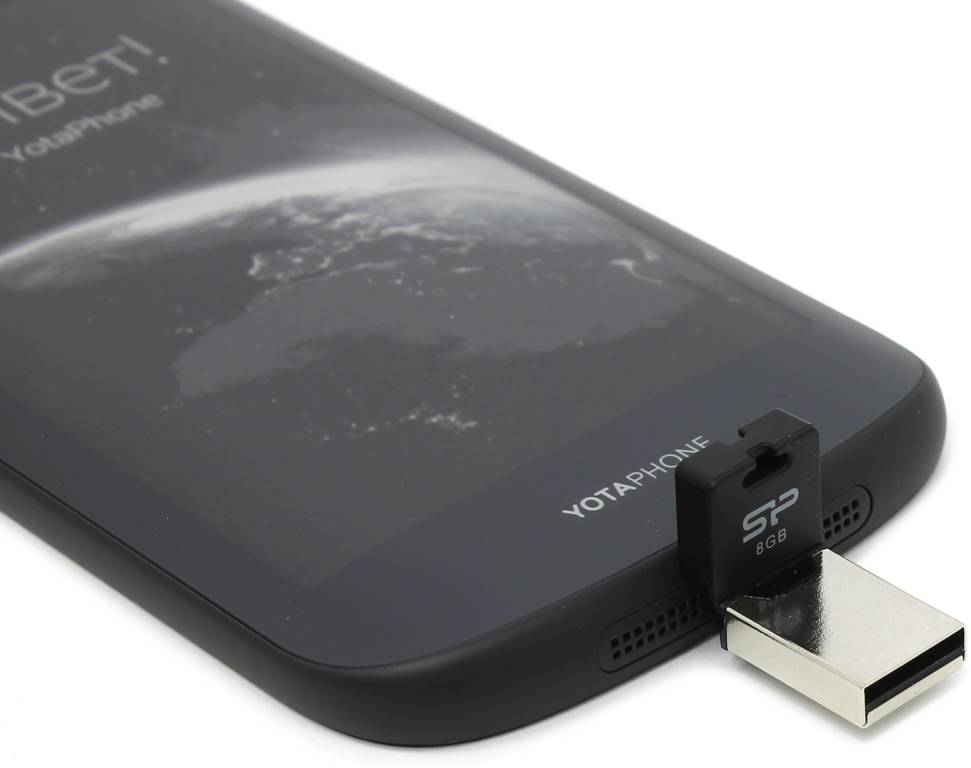   USB2.0/USB micro-B OTG  8Gb Silicon Power Mobile X20 [SP008GBUF2X20V1K] (RTL)
