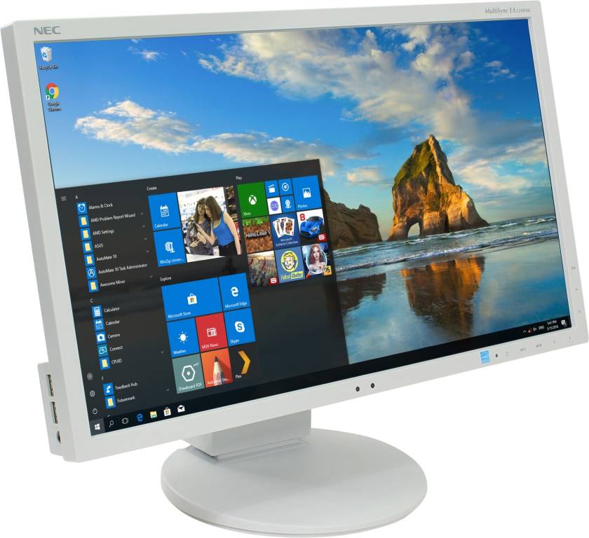   21.5 NEC EA224WMi [White-White]   (LCD, Wide,1920x1080, D-Sub, DVI, HDMI