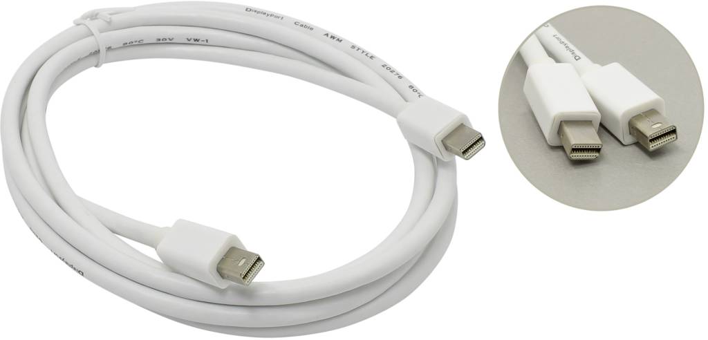 купить Кабель для монитора Mini DisplayPort (M) - > Mini DisplayPort (M) 1.8м VCOM [CG661]