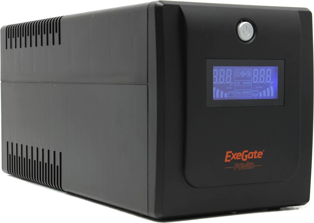 купить UPS  1000VA Exegate Power Smart< ULB-1000 LCD >< 212519 >защ.телеф.лин./RJ45,USB