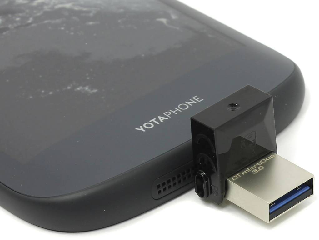   USB3.0/USB micro-B OTG 64Gb Kingston [DTDUO3/64GB] DataTraveler microDuo (RTL)