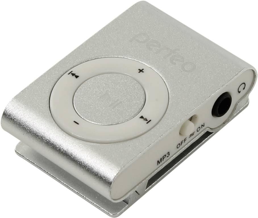   Perfeo [VI-M001 Silver] (MP3 Player, MicroSDHC, USB2.0, Li-Ion)