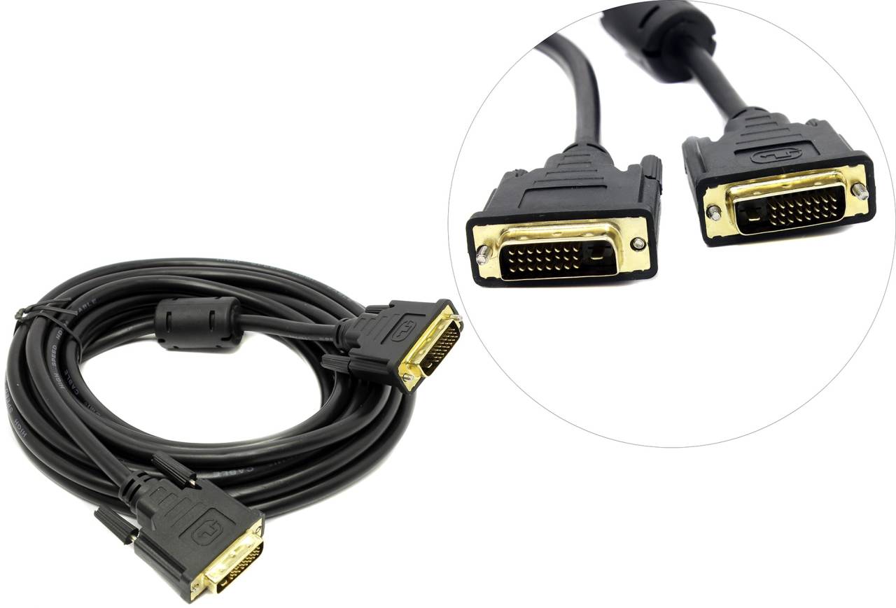     DVI-D Dual Link (25M -25M)  5.0 (1 ) Greenconnection [GC-DM2DMC-