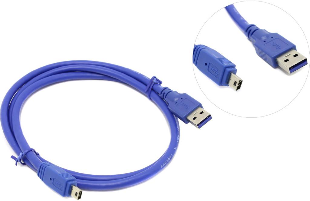   USB 3.0 A-- > mini-B 10P 1.0 Greenconnection [GC-U3A2109-1m]