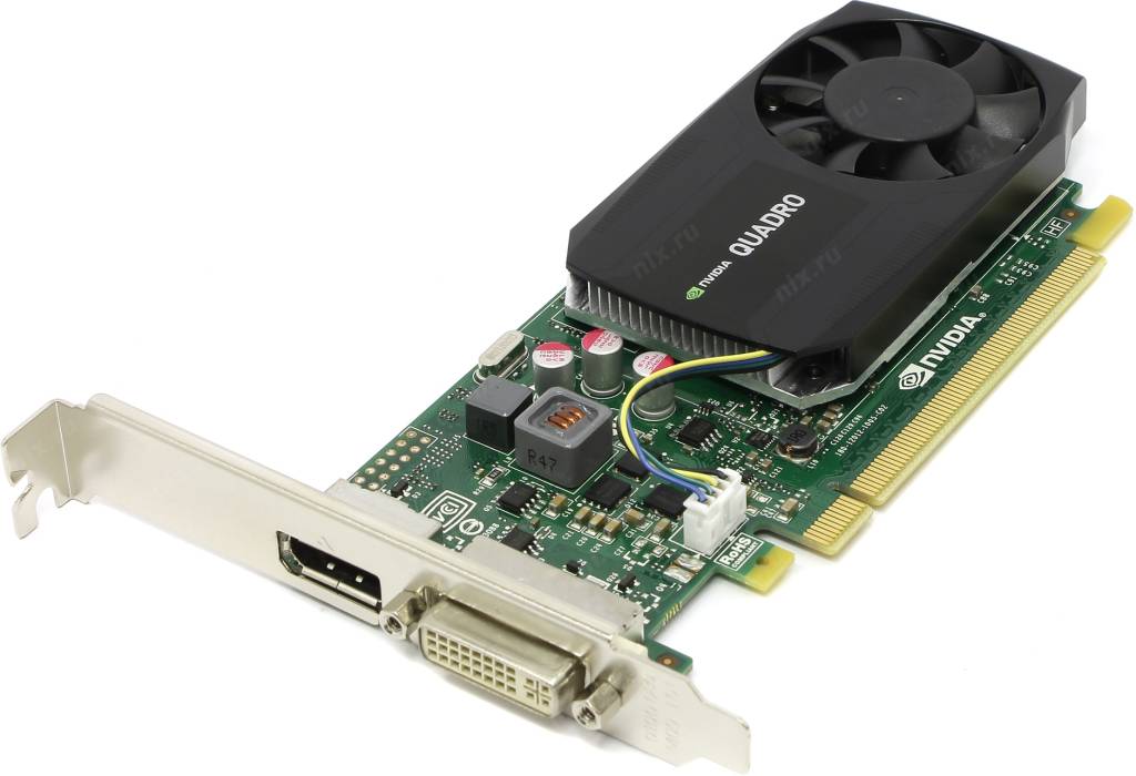купить Видеоадаптер PCI-E 2Gb DDR-3 PNY VCQK620-PB (RTL) DVI+DP [NVIDIA Quadro K620]  !!! ТОЛЬКО СКЛАД !!!