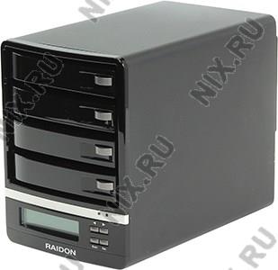    RAIDON NAS Server[SL5640-LB2](4x3.5 HotSwap HDD SATA,RAID0/1/5/JBOD,GbLAN,3xUSB2.0)