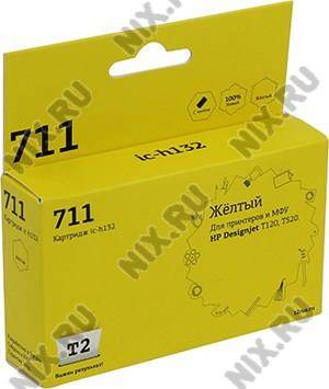 купить Картридж HP CZ132A №711 Yellow (T2) для hp DJ T120/T520 (ic-h132)