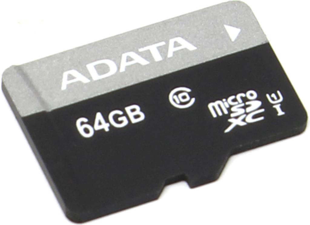    microSDXC 64Gb ADATA Premier [AUSDX64GUICL10-R] UHS-I U1