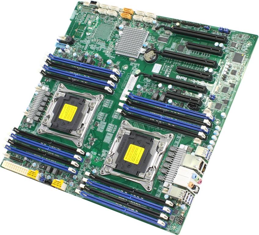   Dual LGA2011-3 SuperMicro X10DAi(RTL)[C612]3xPCI-E 2xGbLAN SATA RAID E-ATX 16