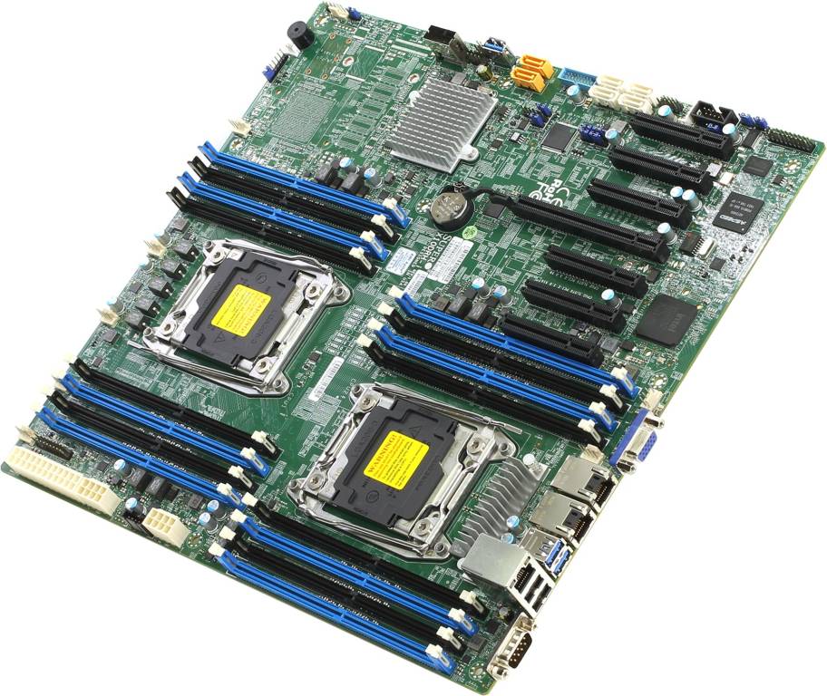    Dual LGA2011-3 SuperMicro X10DRH-I (RTL) [C612] PCI-E SVGA 2xGbLAN SATA RAID E-A