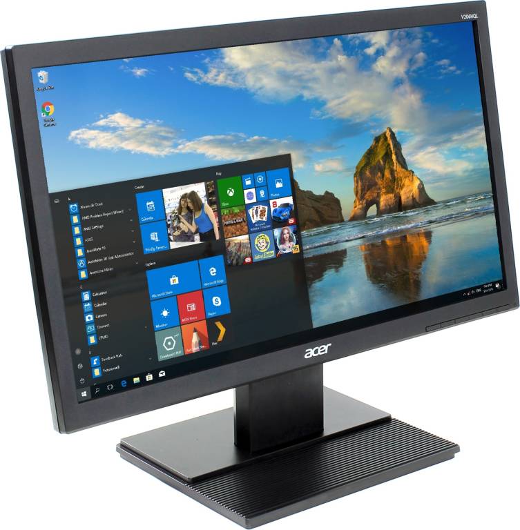   19.5 Acer V206HQLBb [Black] [UM.IV6EE.B02] (LCD, Wide, 1366x768, D-Sub)