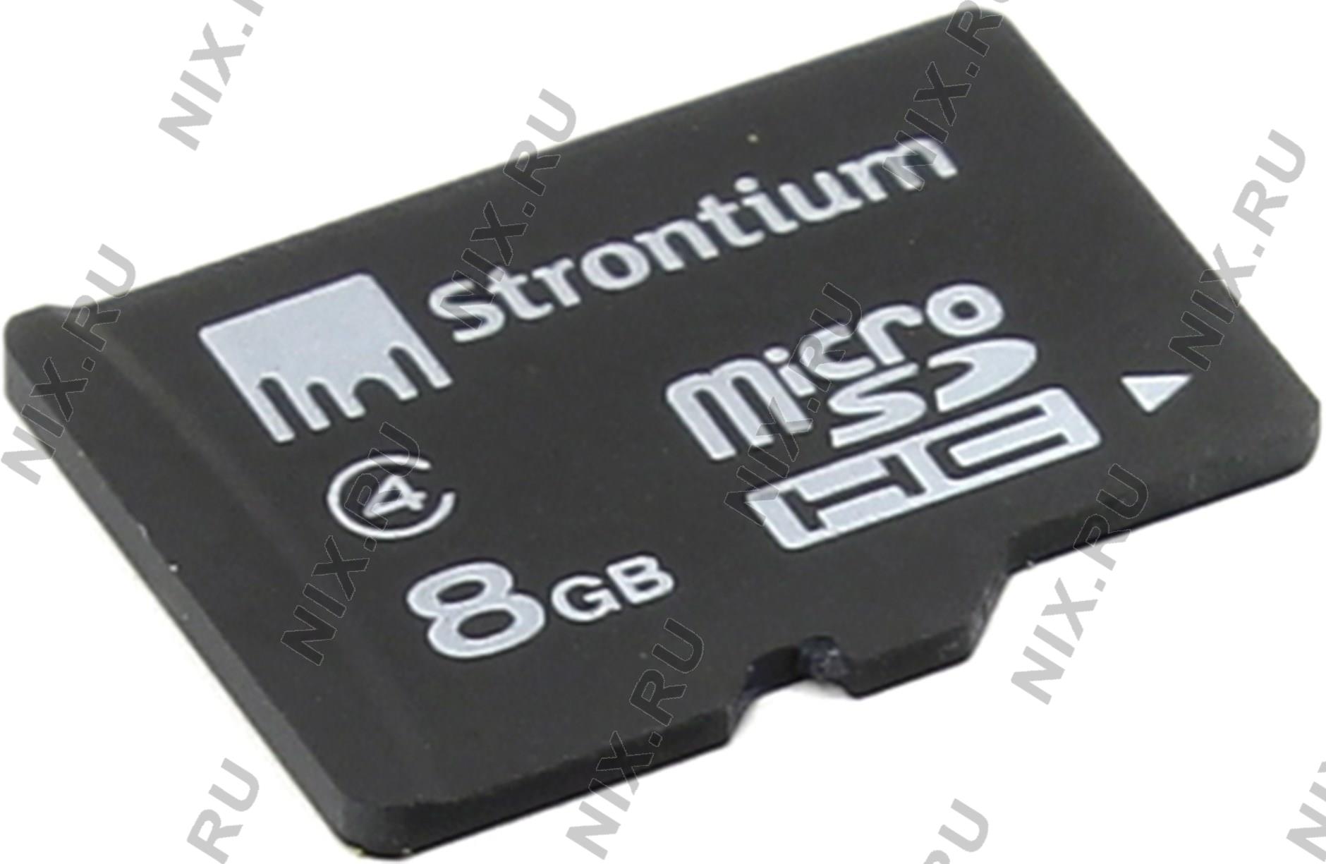    microSDHC  8Gb Strontium [SR8GTFC4R] Class4