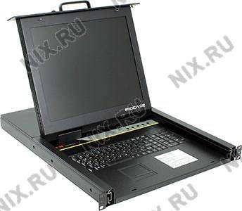   Procase [E1708] 1U    LCD 17 + 8-port KVM Switch USB  PS/2