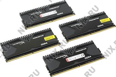    DDR4 DIMM 16Gb PC-21300 Kingston HyperX Predator [HX426C13PB2K4/16] KIT 4*4Gb CL13