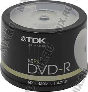   DVD-R TDK 4.7Gb 16x < . 50  >  , printable