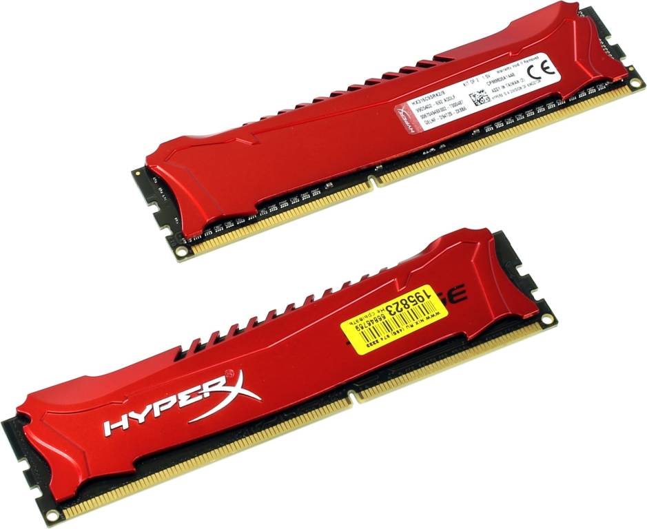    DDR3 DIMM  8Gb PC-12800 Kingston HyperX Savage [HX316C9SRK2/8] KIT 2*4Gb CL9