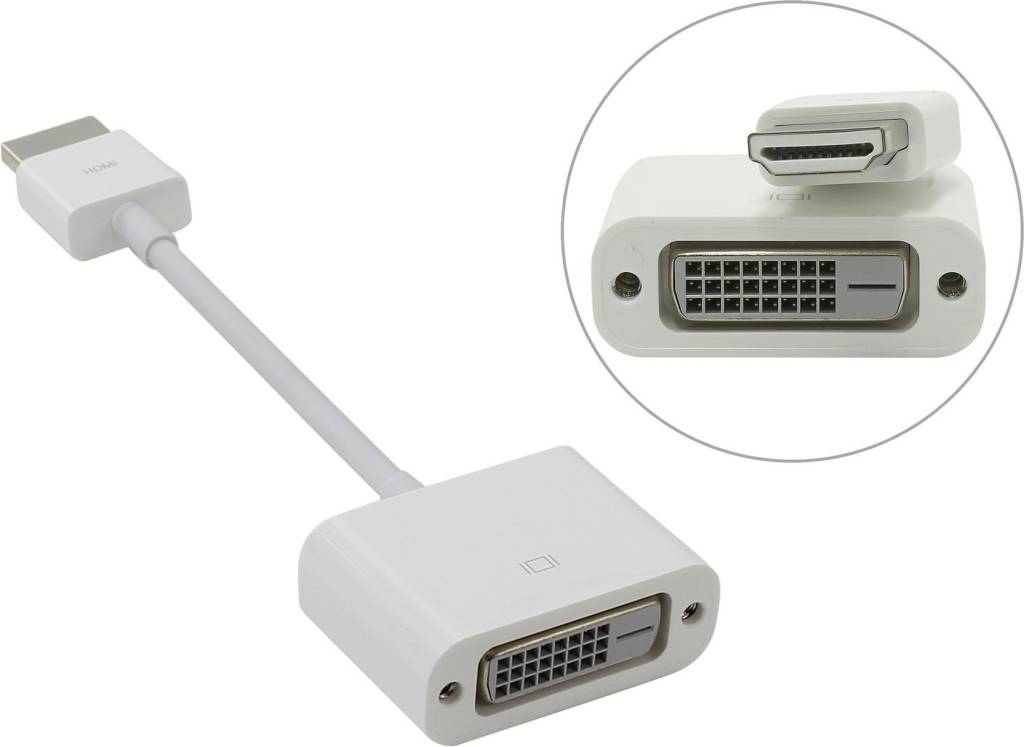  - Apple [MJVU2ZM/A] HDMI to DVI Adapter