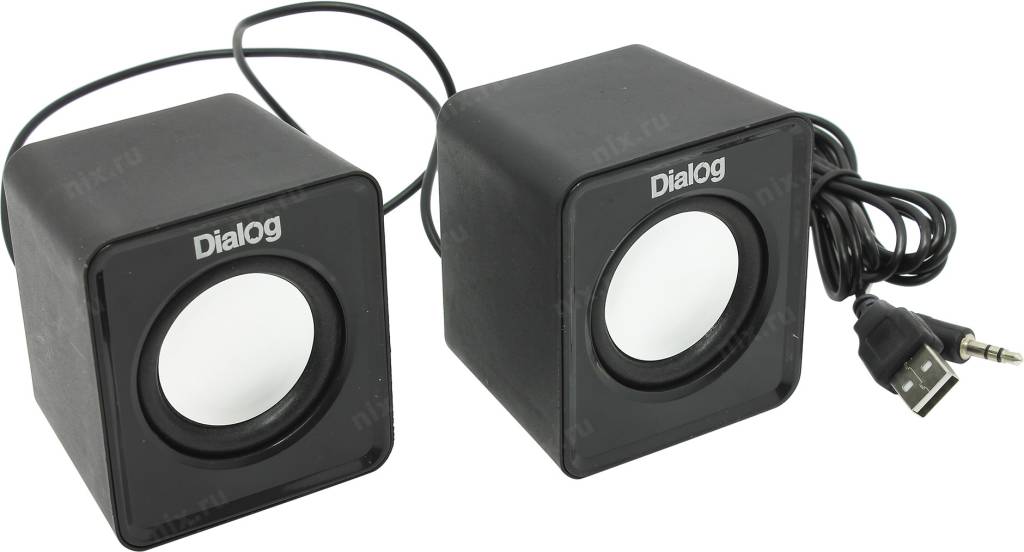   Dialog AC-02UP [Black] (2x3W,   USB)