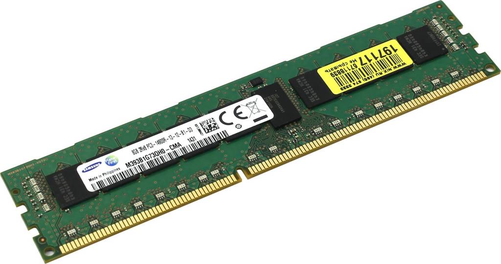    DDR3 DIMM  8Gb PC-15000 SAMSUNG Original ECC Registered+PLL