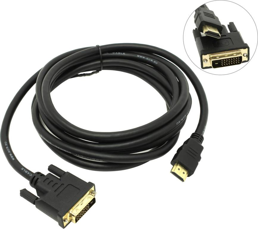   HDMI to DVI-D Dual Link (19M -25M)  3.0 (2 ) Greenconnection [GC-HD2DVI1