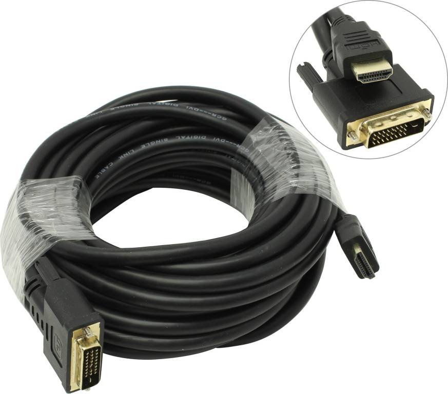   HDMI to DVI-D Dual Link (19M -25M) 10.0 (2 ) Greenconnection [GC-HD2DVI1