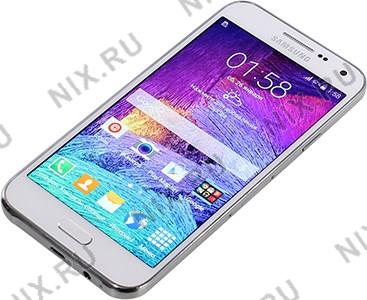   Samsung Galaxy E5 SM-E500H/DS White(1.2GHz,1.5GbRAM,51280x720sAMOLED,3G+BT+WiFi+GPS,16Gb+m