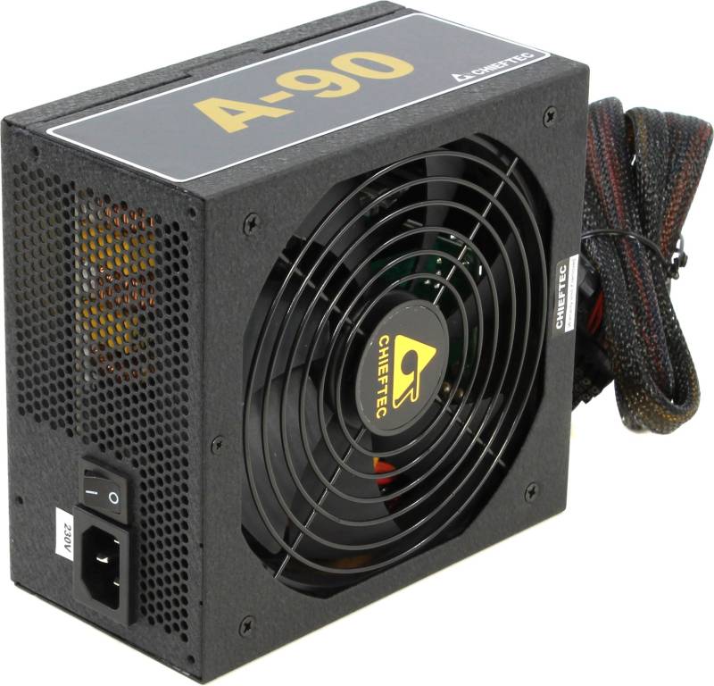    ATX 650W Chieftec -90 [GDP-650C] (24+2x4+2x6/8) Cable Management