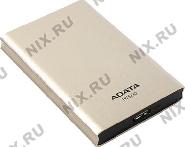    USB3.0 1Tb ADATA [AHC500-1TU3-CGD] Choice HC500 Gold Portable 2.5 HDD EXT (RTL)