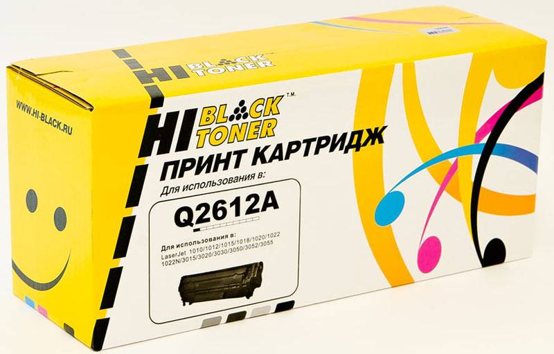  - HP Q2612A 12A (Hi-Black)  LJ 1010/1020/3050 (2K) HB-Q2612A