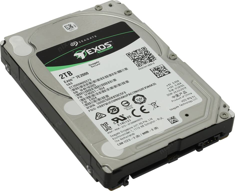 купить Жесткий диск 2 Tb SAS 12Gb/s Seagate Enterprise [ST2000NX0273] 2.5” 7200rpm 128Mb