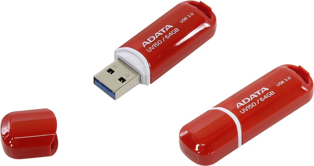   USB3.0 64Gb ADATA DashDrive UV150 [AUV150-64G-RRD]