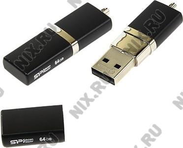   USB2.0 64Gb Silicon Power LuxMini 710 [SP064GBUF2710V1K] (RTL)