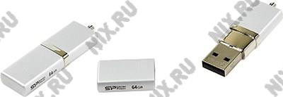   USB2.0 64Gb Silicon Power LuxMini 710 [SP064GBUF2710V1S] (RTL)