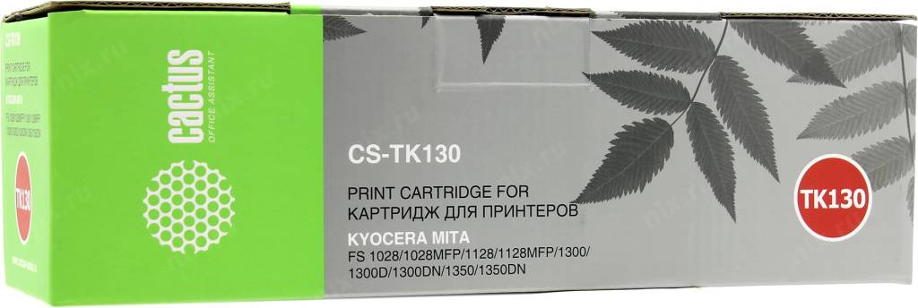  - Kyocera-Mita TK-130  FS-1028MFP/1128MFP/1300D/1350DN Cactus CS-TK130 Black