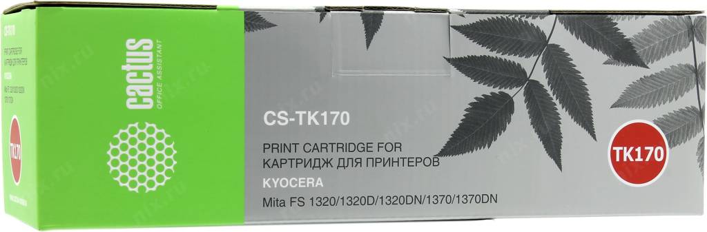  - Kyocera-Mita TK-170  FS-1320/1370 Cactus CS-TK170 Black