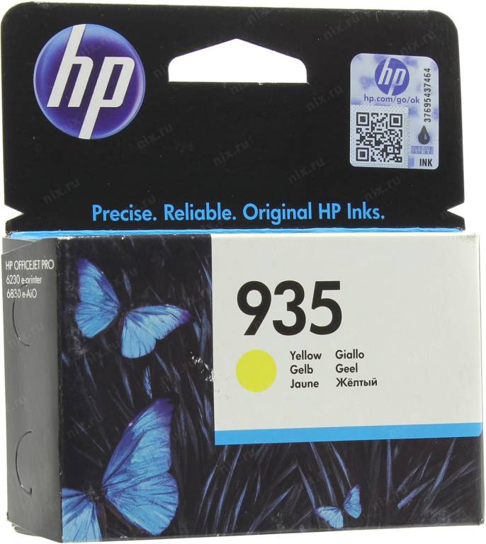 купить Картридж HP C2P22AE №935 Yellow для HP Officejet Pro 6230/6830 (o)