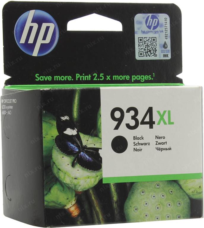 купить Картридж HP C2P23AE №934XL Black для HP Officejet Pro 6230/6830 (o)